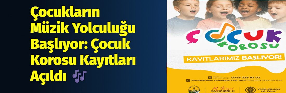 Müziğin birleştirici ve geliştirici gücü, bu kez çocuklar için yepyeni
