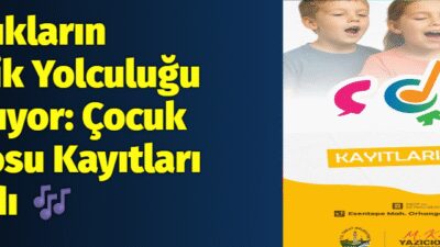 Müziğin birleştirici ve geliştirici gücü, bu kez çocuklar için yepyeni