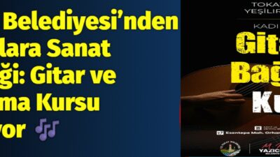 Tokat Belediyesi, kadınların sanatla iç içe bir yaşam sürmesi ve