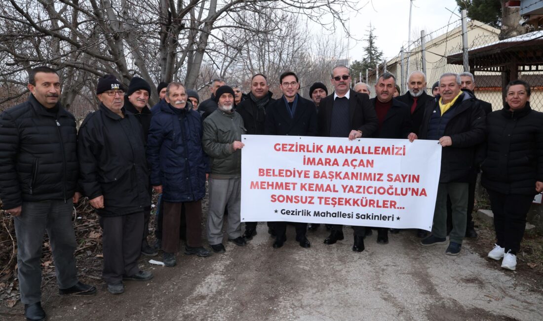 Tokat Belediyesi, Gezirlik ve Kümbet mahallelerinde yaklaşık 40 yıldır çözülemeyen