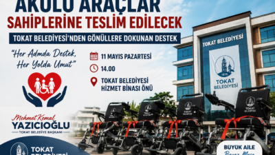 Tokat Belediyesi, sosyal belediyecilik çalışmaları kapsamında özel gereksinimli vatandaşların hayatını