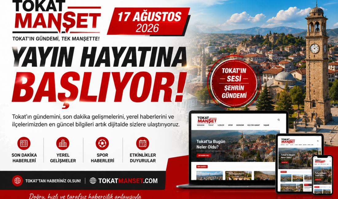Tokat’ın gündemini yakından takip etmek, şehirde yaşanan gelişmeleri okuyuculara hızlı